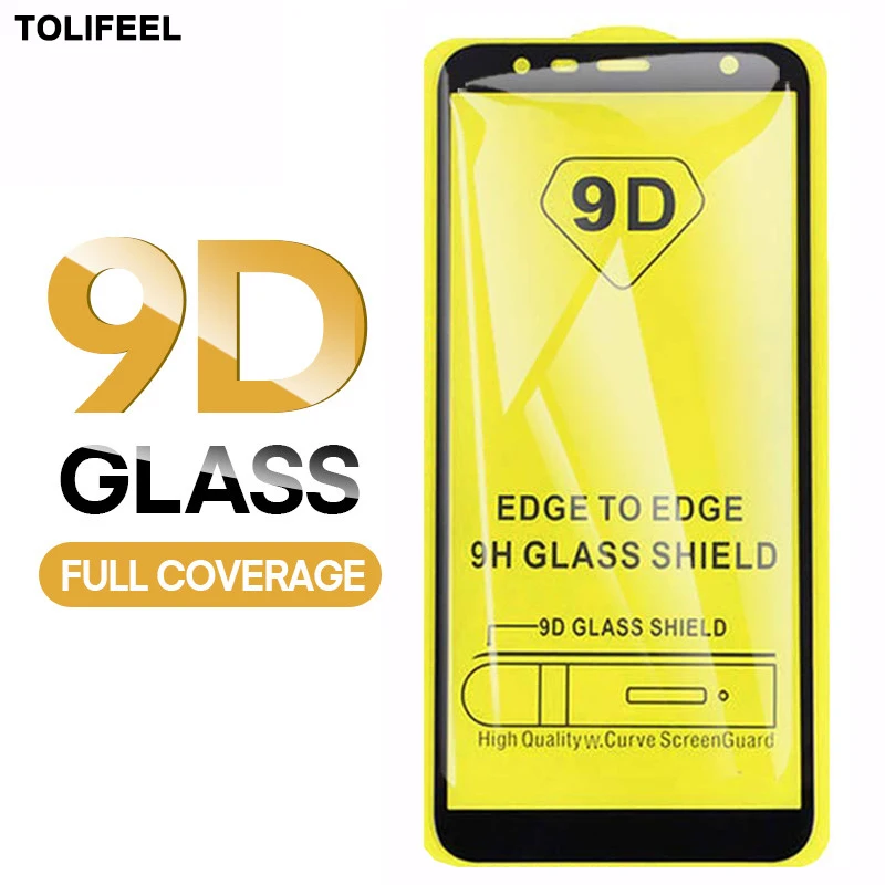 

9D Tempered Glass For Samsung Galaxy J6 2018 Full Cover Screen Protector On Protective Film For Samsung J6 Plus J600 J6 Glass