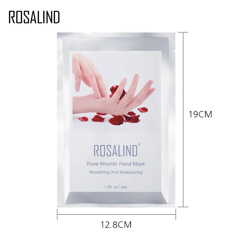 Отшелушивающая маска для рук ROSALIND 2 шт. = 1 пара уход за руками увлажнение спа