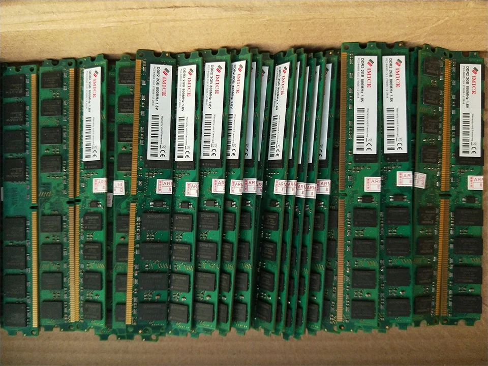 SNOAMOO Настольный ПК используется DDR2 2 Гб ОЗУ 800 МГц 667 МГц PC2-5300U CL5 240Pin 1,8 в память для Intel AMD совместимая Компьютерная память