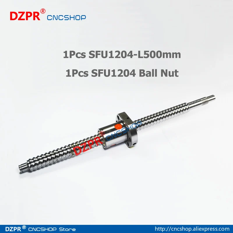 DZPR #1 набор линейного движения CNC XYZ шариковый винт SFU1204 500 мм длина с одной гайкой и