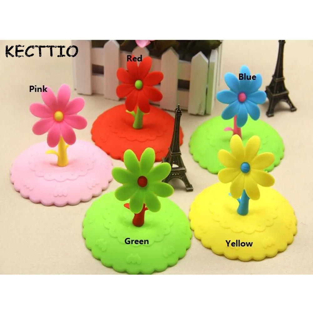

Hot Creative Silicone Durable Tree Leakproof Coffee Suction Lid Sealed Cup Cover Universal Cup Lid Kitchen Tool Great Gifts