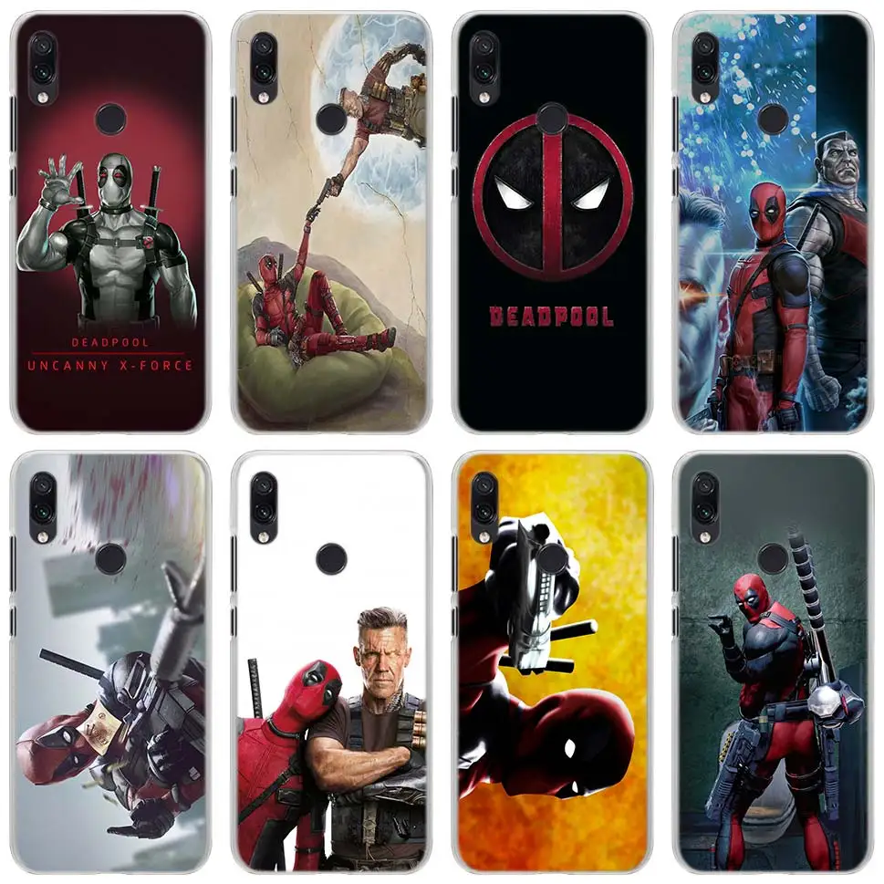

deadpool 2 Phone Cases for Xiaomi Redmi Mi A1 A2 8 Lite Note 7 5 6Pro 4X 5 5A 6A Hard back case cover