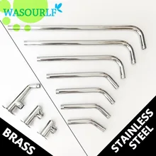 WASOURLF латунный распределитель настенный душевой рычаг душевая труба с хромированным покрытием из нержавеющей стали душевой шланг