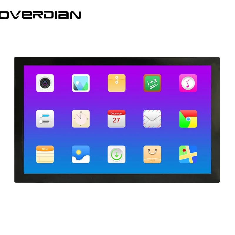 10 1 дюймовый RS232 * AIO промышленный компьютер Система Android 1024*600 Сопротивление