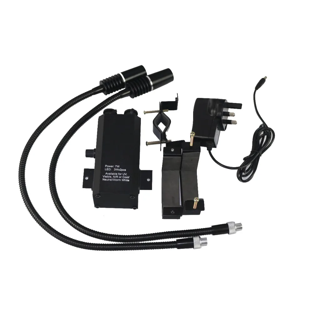 

AMDSP Double Gooseneck LED Spot Light for Nikon, Olympus Microscope and Normal Diameter 25mm type Microscope