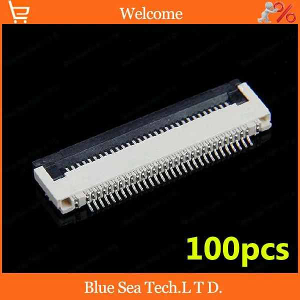

100pcs FPC/FFC connector cable socket 30 pin 0.5mm connector for LCD screen interface of DVD/GPS/MP3/PDA/Phone ect.ROHS