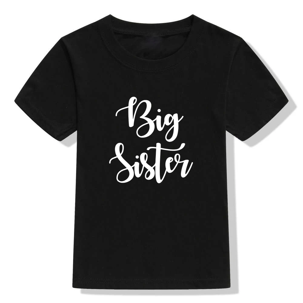 1 предмет, Im The Lil Bro and Big Sister, коллекция года, повседневные футболки для малышей одинаковые комплекты для семьи, футболки Летние футболки с короткими рукавами