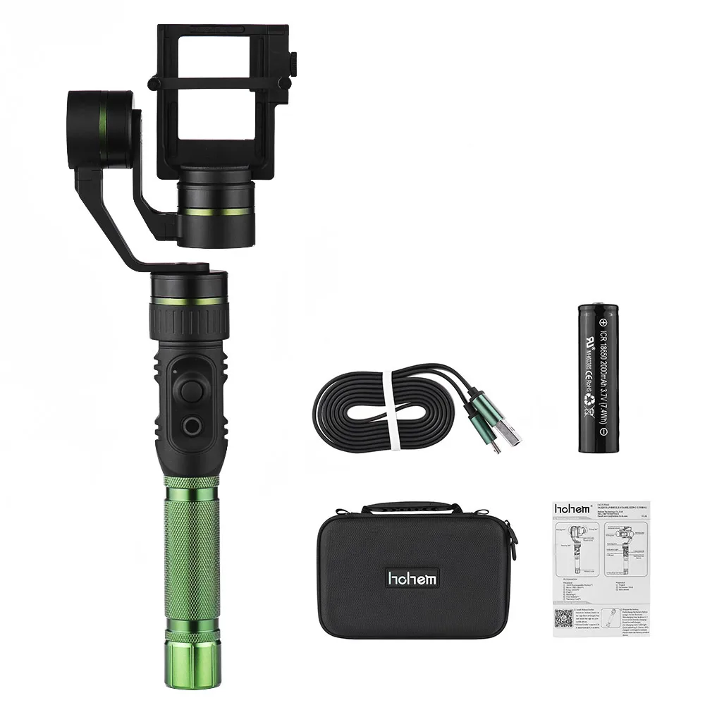 

hohem HG5 PRO 3-Axis Handheld Gimbal Stabilizer 360 Coverage 5-Way Control for GoPro Hero5 4 3 for Xiaoyi other Action Camera