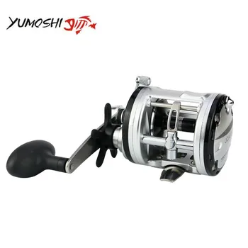 

YUMOSHI Max Drag Boat Fishing Reel Right Handle optional Lure Fishing Reel 12+1BB Bait Casting drum wheel coil tackle For Bass