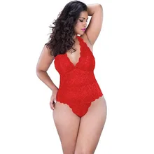 Сексуальное женское белье, хит, мягкое, кружевное, слинг, глубокий v-образный вырез, сорочка, косплей, сексуальное, размера плюс женское белье размера XXXL, 2 цвета, Lenceria, эротический фетиш, Тедди