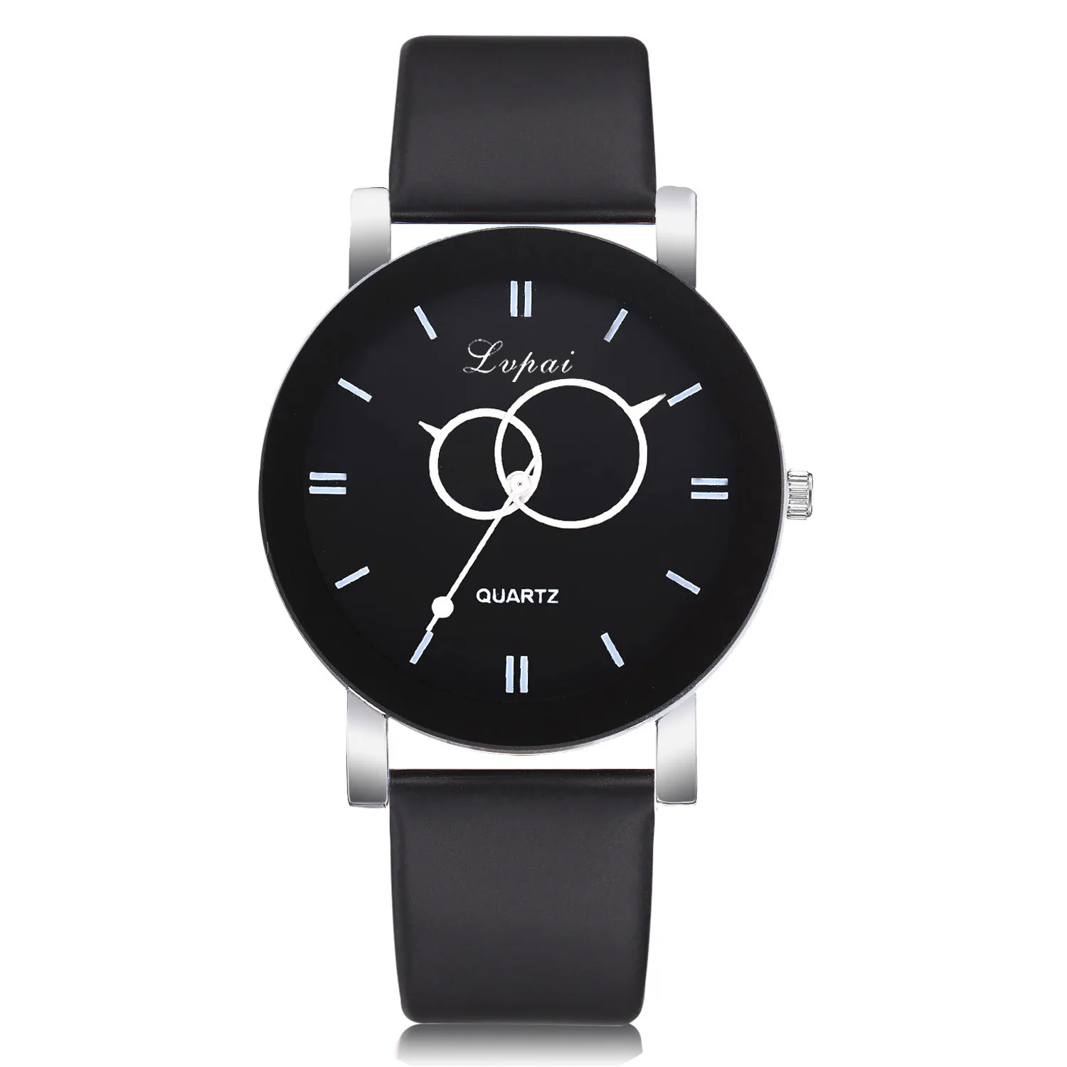 

Lvpai New Women's Belt Watch #P404 Simple Scale Couple Circle Seal Dial Quartz Wrist Watch Gift 2019 horloge dames armband a70