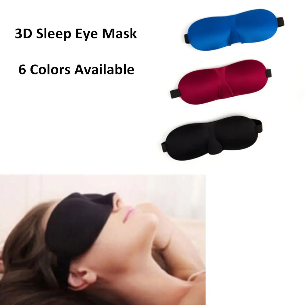 

2PCS 3D Sleep Mask Natural Sleeping Eye Mask Eyeshade Cover Shade Eye Patch Women Men Soft Portable Blindfold Travel Eyepatch