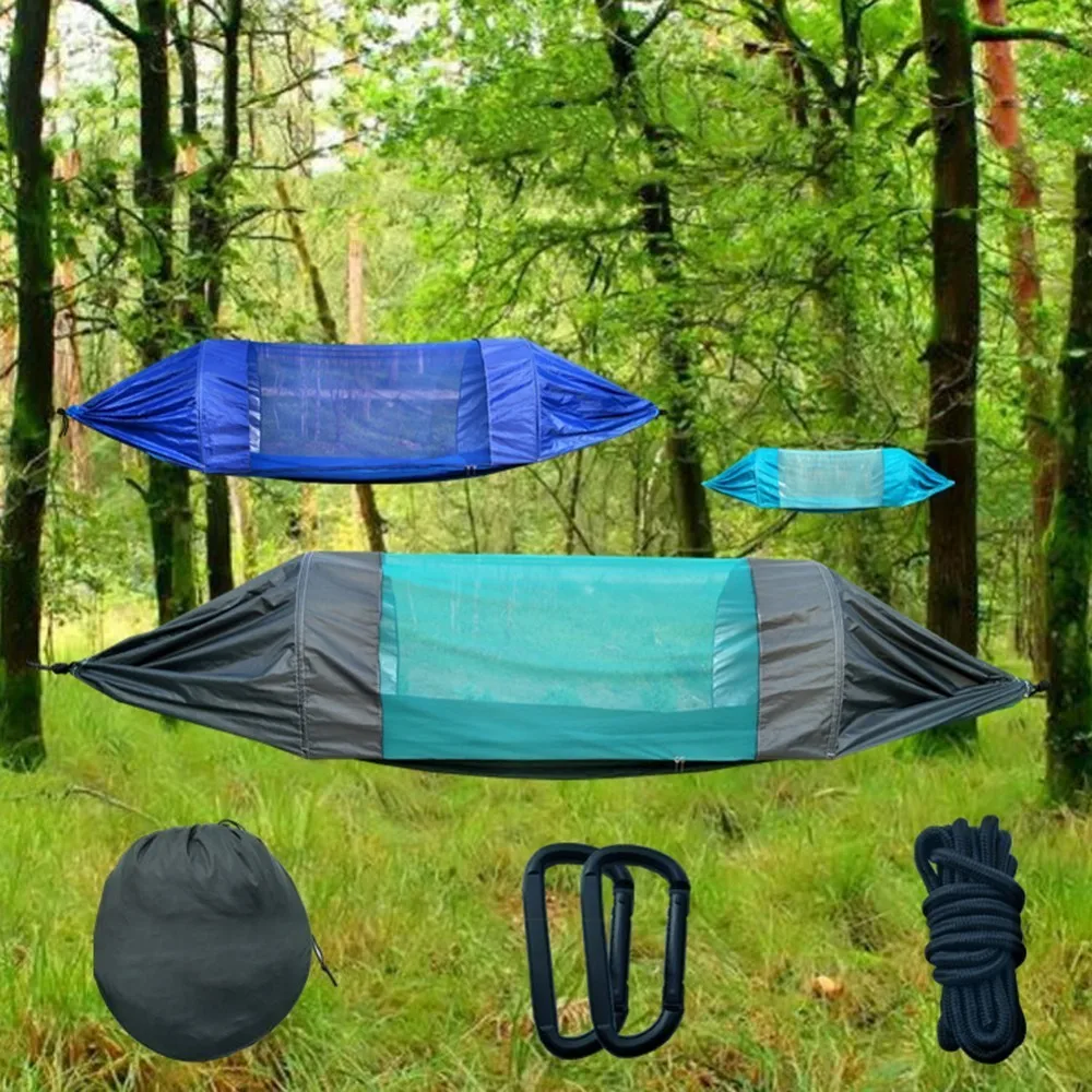 

275*145 Cm High Quality 2 Person Camping Mosquito Net Parachute Hammock Hot Waterproof Outdoor Home Swing Hammock