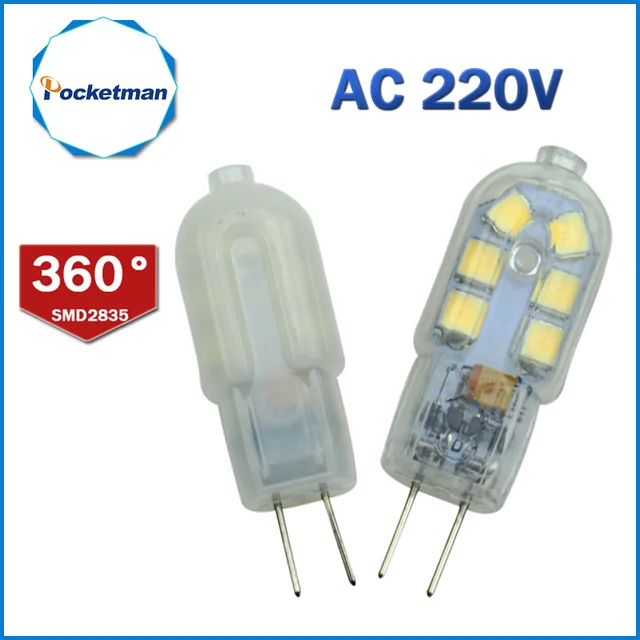 Buy G4 LED Lamp 3W AC 220V SMD2835 Lampada LED G4 Bulb