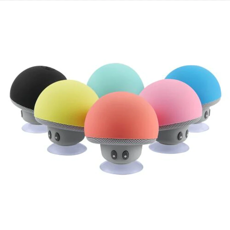 Беспроводной мини динамик в форме гриба Bluetooth 4 1 mp3 плеер с микрофоном портативный