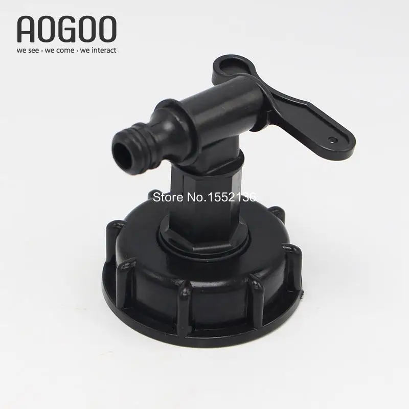 

10pcs/Lot IBC Tank Valves 60mm To 1/2" (15mm) Water Connector Tank Garden Hose Adapter Fittings Switch
