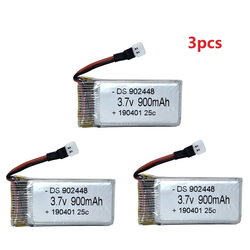 Литий полимерный аккумулятор 3 7 в 900 мАч для Syma X5 X5c 1 X5s X5sw X5sc V931 H5c Mjx X708W запасные