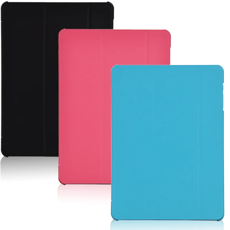 

Fashion Ultra Slim 3-Folder Folio Stand PU Leather Skin Talk9X Protective Shell Cover Case For Cube Talk 9X U65GT 9.7" Tablet PC