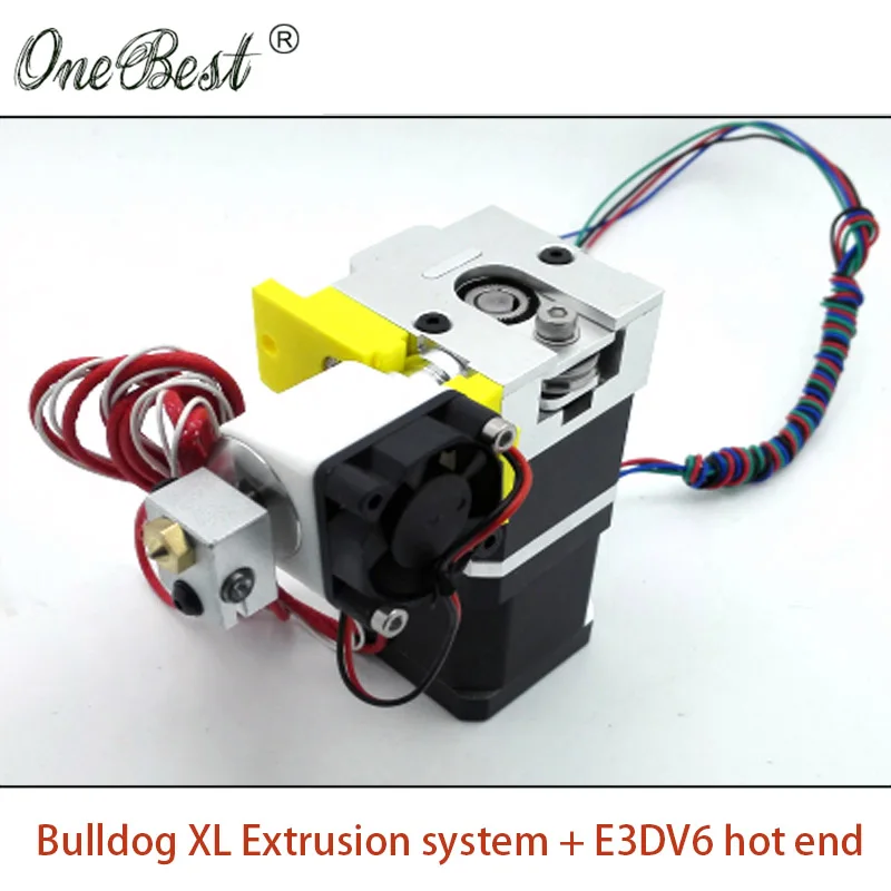 3d принтер Экструдер E 3D V6 бульдог XL Экструзионная Система люкс Замена MK8 нагревательная головка j-головка E 3D V5 Высокое качество