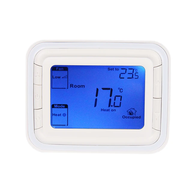 LCD Display Room Thermostat Temperature Controller Thermoregulator For Air Condition system T6861H2WB thermostat AC220V