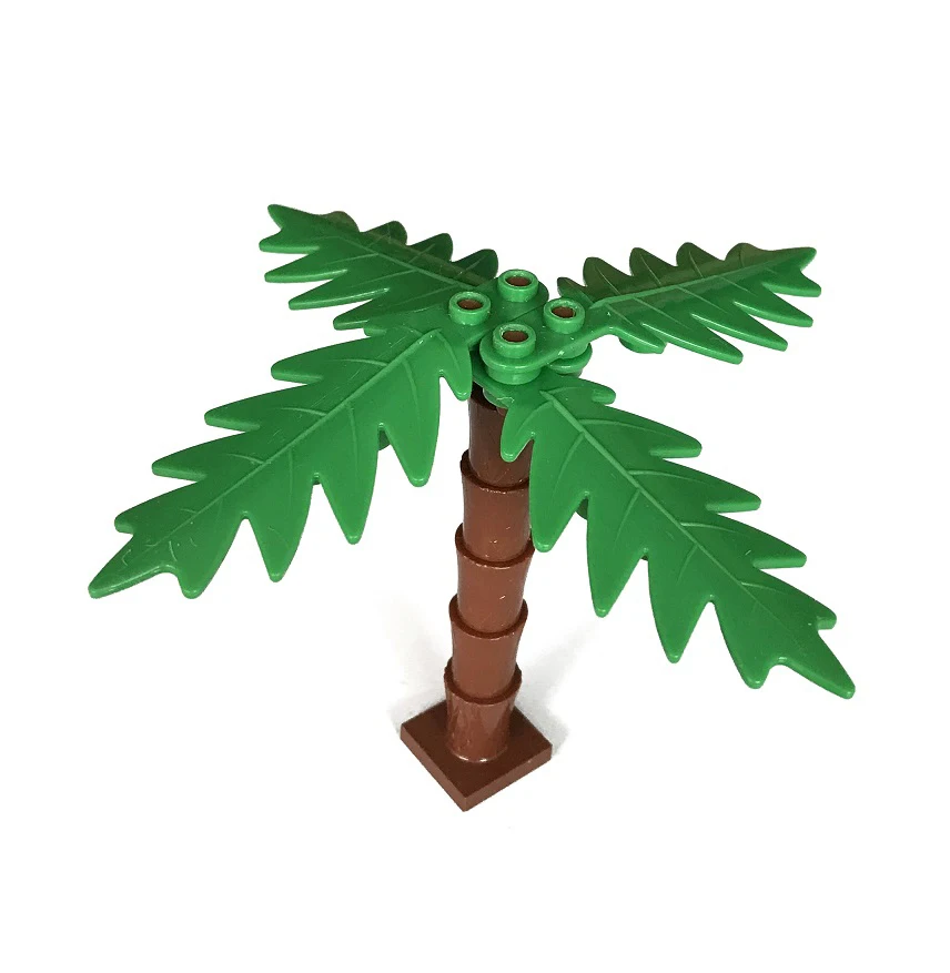 

Garden Plant Jungle DIY Brick Parts Coconut Palm Tree Trunk Base building Block Pieces Compatible with assemble particle