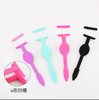 

2018 new multi-function eyebrow clip tweezers false eyelash assistant beauty tools color sent randomly,
