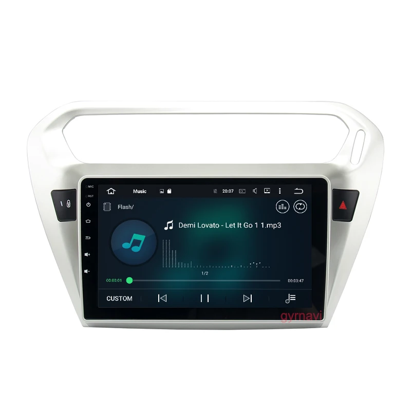 Cheap Octa core PX5 Android 8.0 car radio gps for Peugeot 301 Elysee 2014-2016 with 4G RAM 32G ROM wifi 4g usb Auto Stereo 3