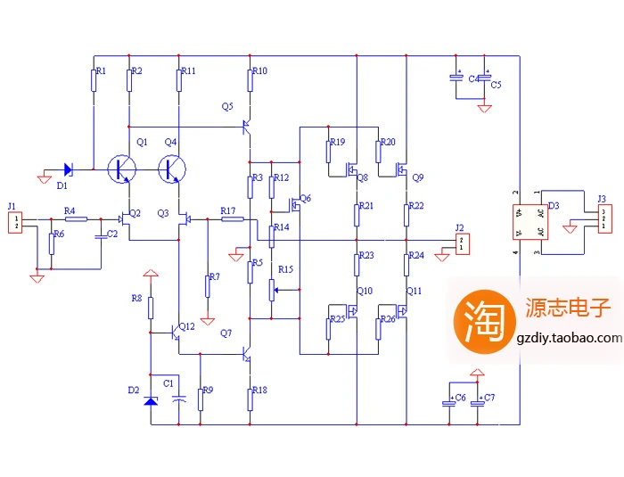 Собранная Плата усилителя мощности A50M IRFP140 IRFP9140 класса A DIY kit