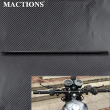 Универсальный 7/" 22 мм прямой руль черный для Harley для Yamaha для Suzuki Cruiser Chopper