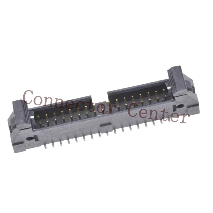 Shrouded IDC Ejector Header IDE Connector For Samtec 2.54mm Pitch 34Pin