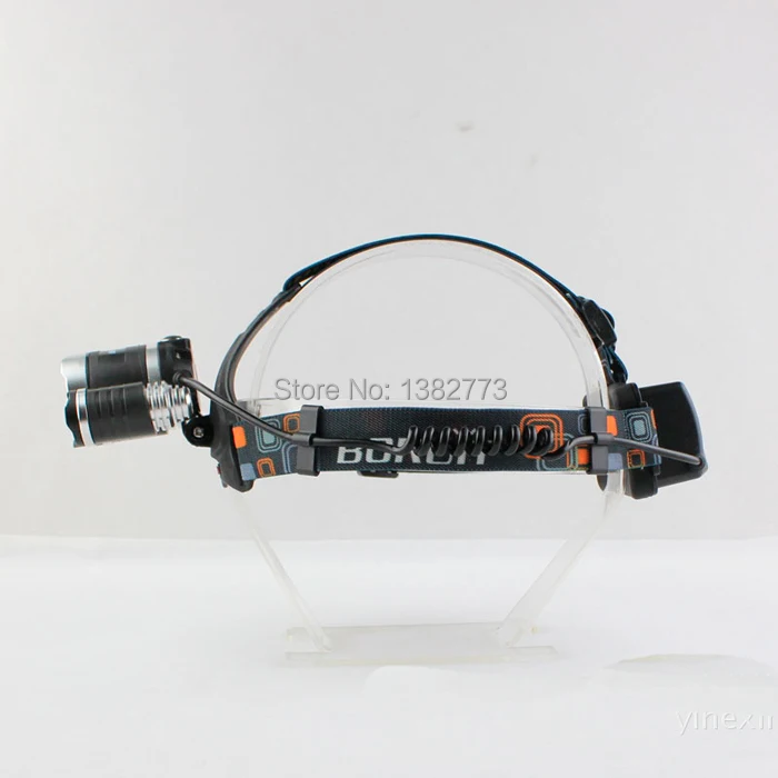 BORUiT RJ-5000 3L2 фар 3xcree XM-L2 5000 люмен 4 режима Пеший Туризм Кемпинг охотничий светодиодный налобный фонарь с AC Зарядное устройство