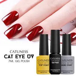 CATUNESS 7 мл магнитная палочка сильный красного цвета эффект кошачий глаз 5D магнит для УФ гель лак для ногтей Лаки гель DIY Маникюрный набор