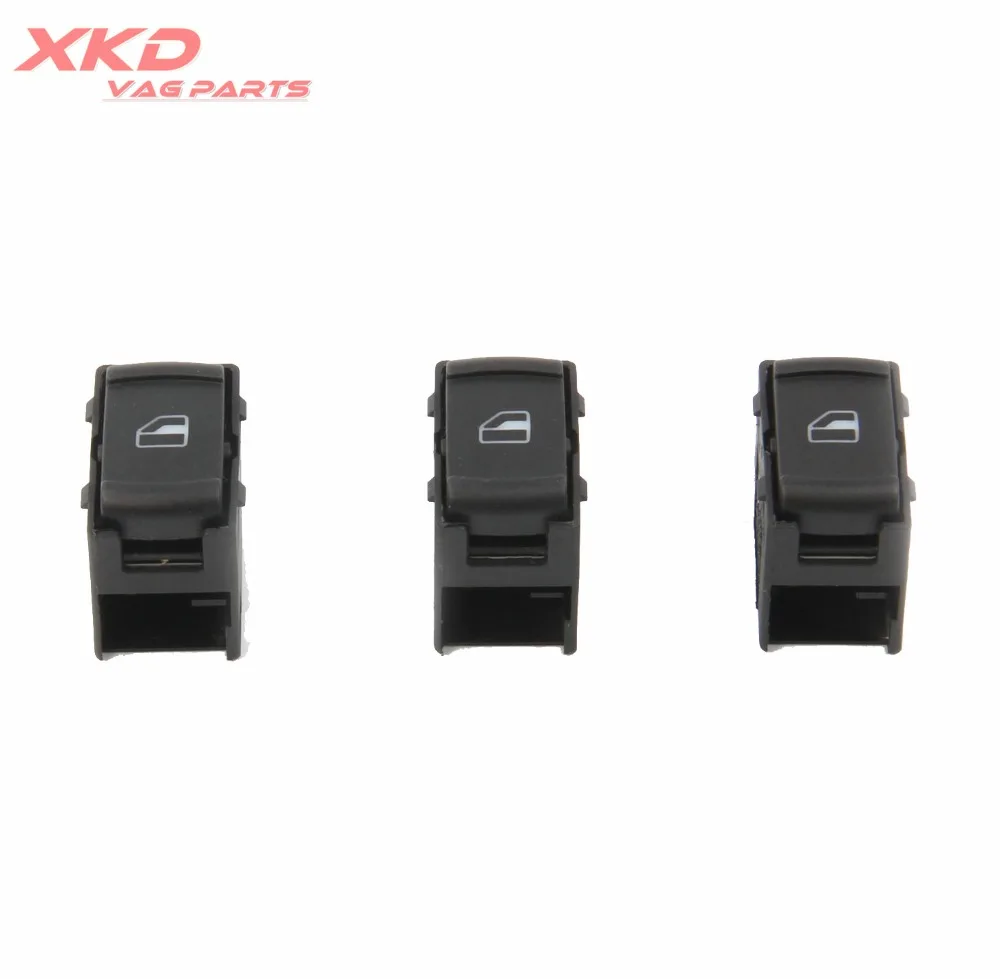 Кнопка переключения бокового окна для пассажира Bora Jetta Golf MK4 Passat B5 3B0 959 855B 3 шт. |