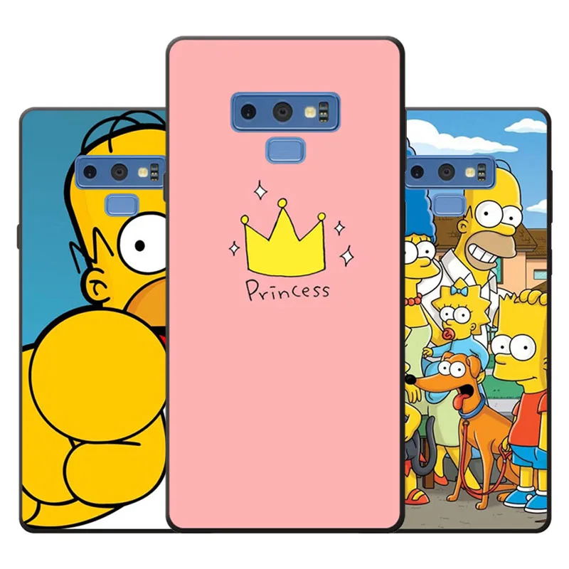 

For samsung galaxy note 9 Case,Silicon Joy crown cartoon Painting Soft TPU Back Cover for samsung note9 protect Phone cases