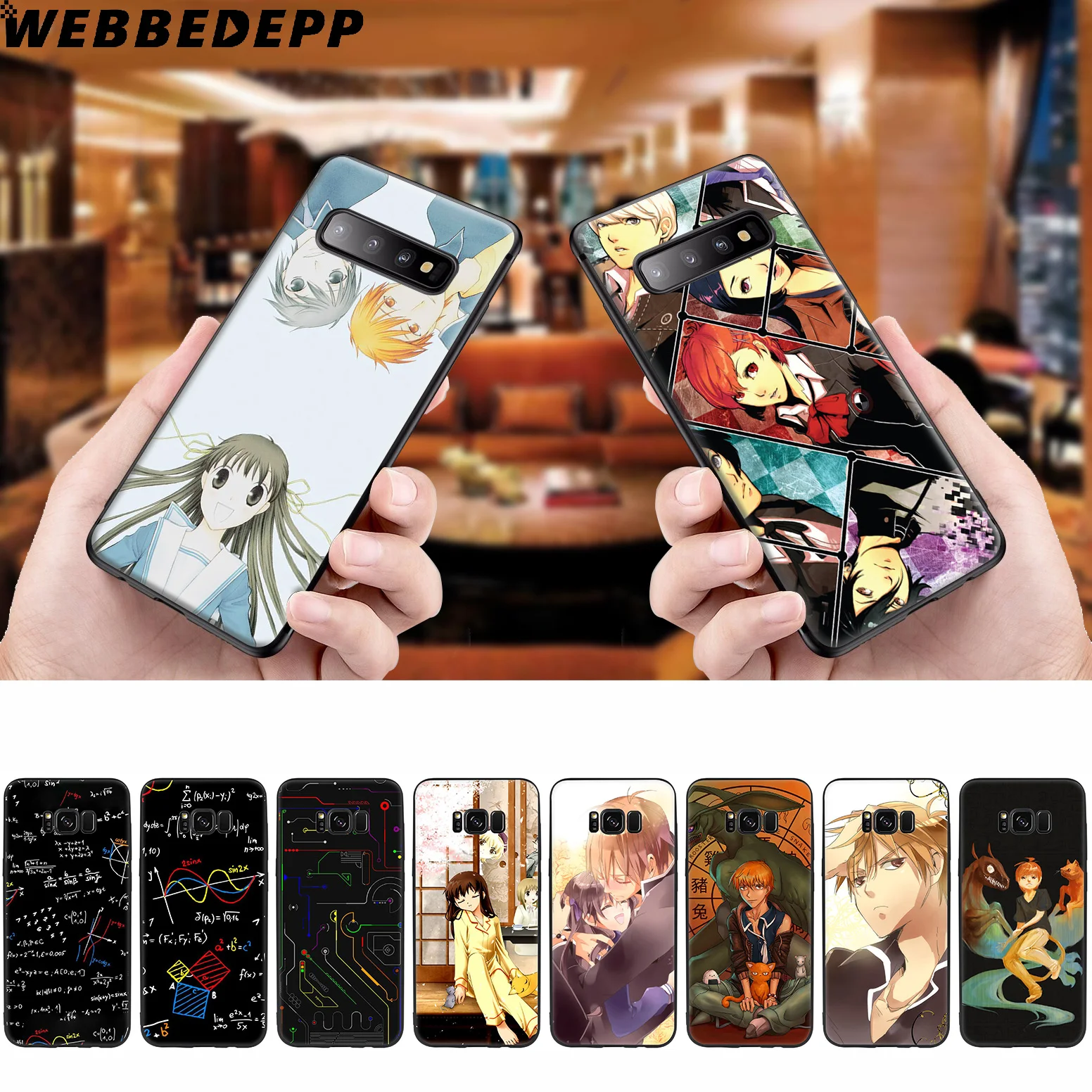 WEBBEDEPP Fruits Basket Anime Soft Case for Samsung Galaxy S10 S10e S9 S8 Plus S7 S6 Edge &amp J6 2018 Note 10 9 8 |