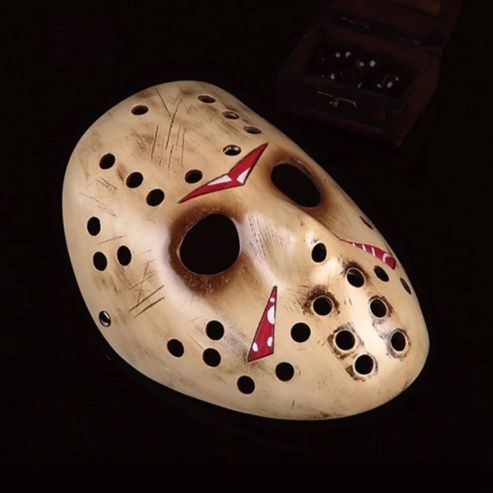 Terror Movie  Freddy Vs Jason  Jason Voorhees treasure up edition Mask Cosplay Helmet Halloween Resin Mask Props2