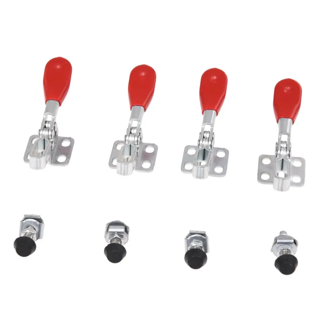 

27Kg Short Bar Flanged Base Horizontal Toggle Clamps (4 Pieces) Dropshipping