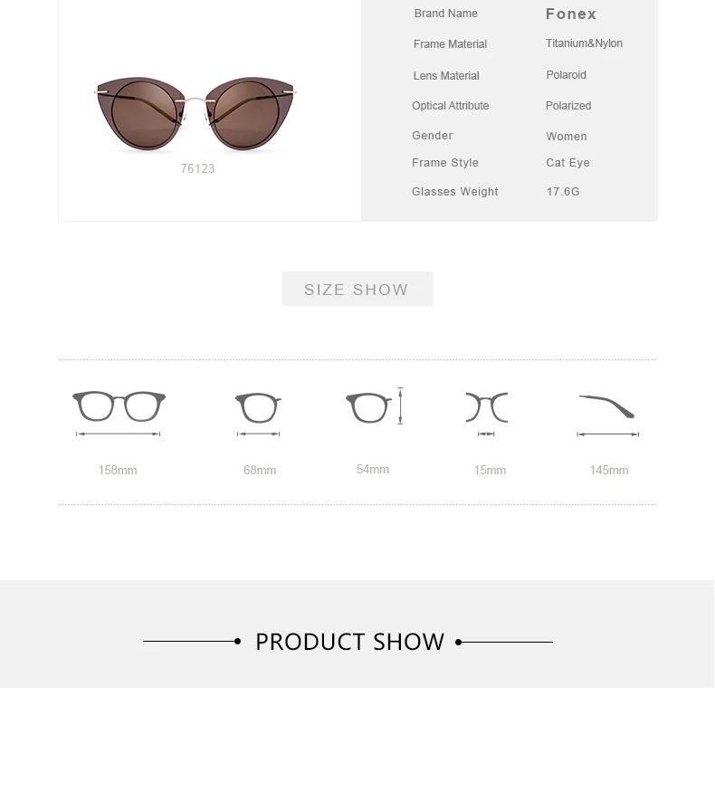 Эластичные женские солнцезащитные очки из титанового сплава, фирменный дизайн, поляризационные солнцезащитные очки, большие солнцезащитные очки Cateye, распродажа