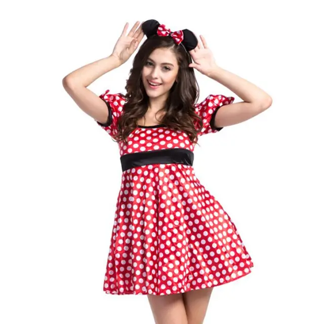 Minnie mouse costume disfraces carnaval halloween costume anime cosplay