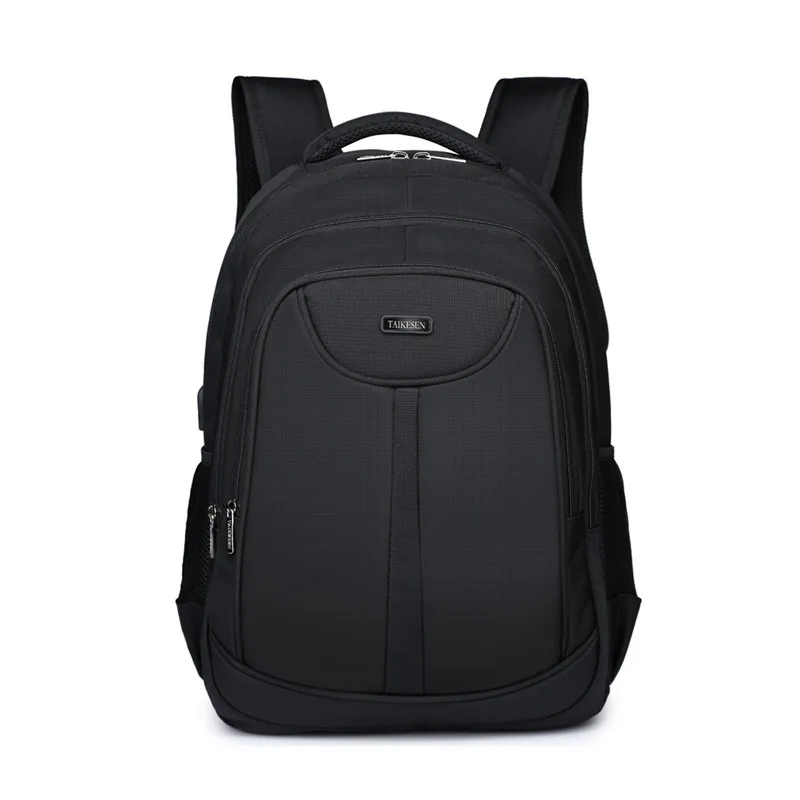 

Waterproof Oxford Backpacks Multi-function pure color Large capacity usb charge backpack fashion casual Backpack Travel Bags