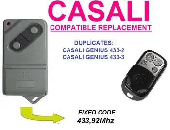 

CASALI Genius 433 2 or Genius 433 3 Universal remote control garage door gate Universal RF Remote Control Duplicator