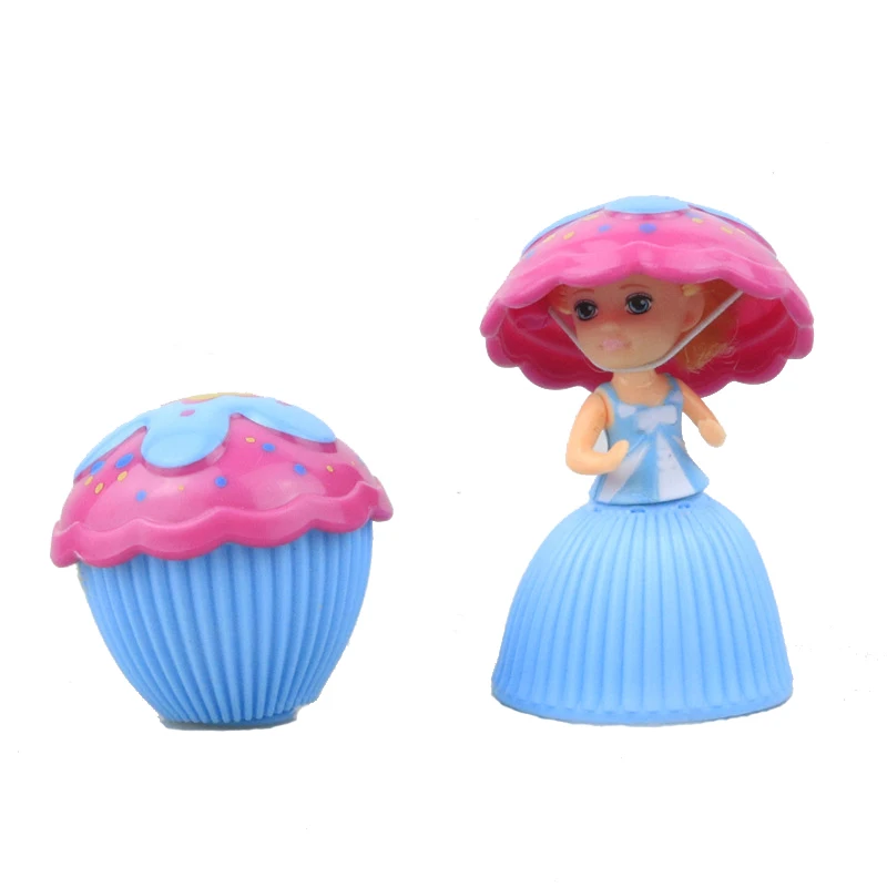 

1 PC Mini Cupcake Princess Doll Kids Creative Transformed Scented Beautiful Toy Children Plastic Playing House Game Toys TY0323