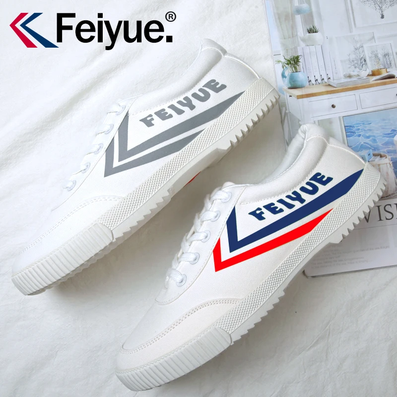 

Feiyue / leap autumn men's third edition casual sports white shoes canvas shoes