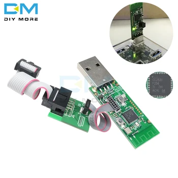 

CC2531 Wireless Zigbee Sniffer Bare Board With Bluetooth 4.0 Dongle Capture Packet Module USB Programmer Downloader Cable