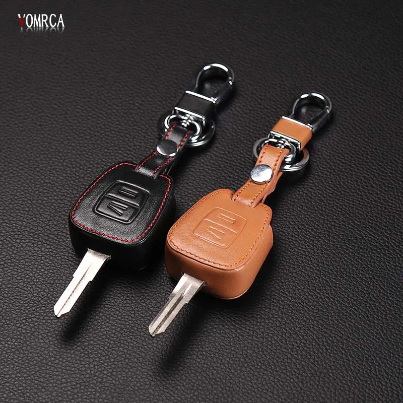 Чехол для автомобильного ключа из натуральной кожи стайлинга автомобилей Vauxhall