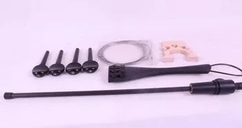 

1 set Cello parts,bridge peg string endpin tailpiece tail gut string #E27