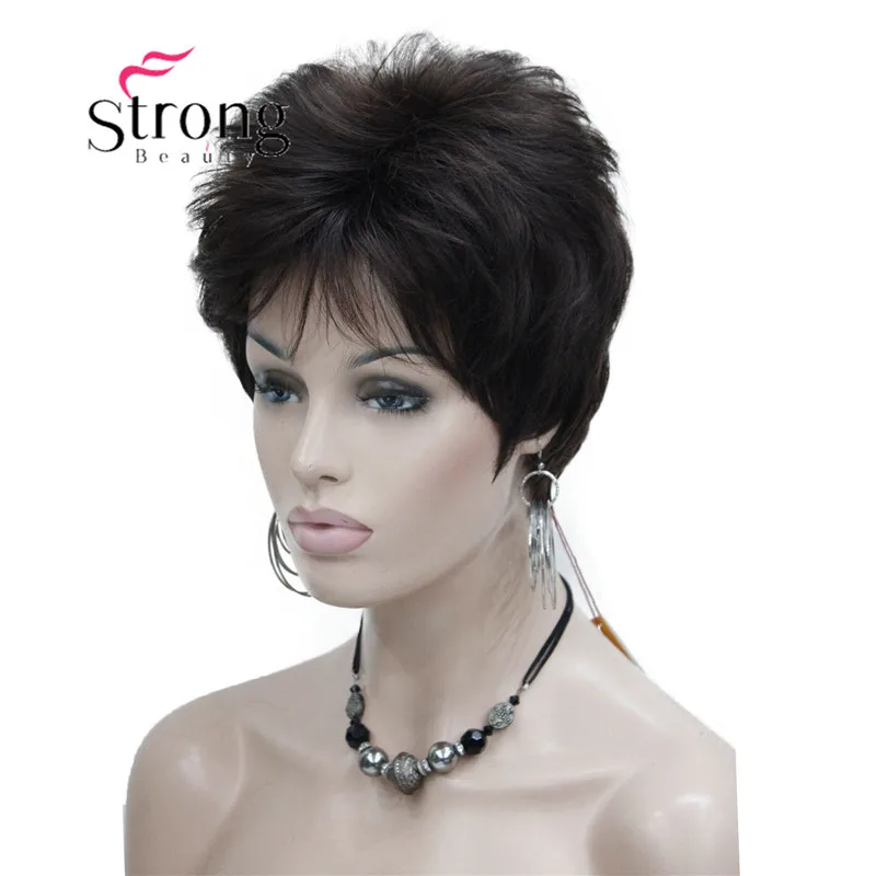 RG-ZORA #2SP33 women's short straight synthetic daily wig orange brown blonde 5 color choices (3)