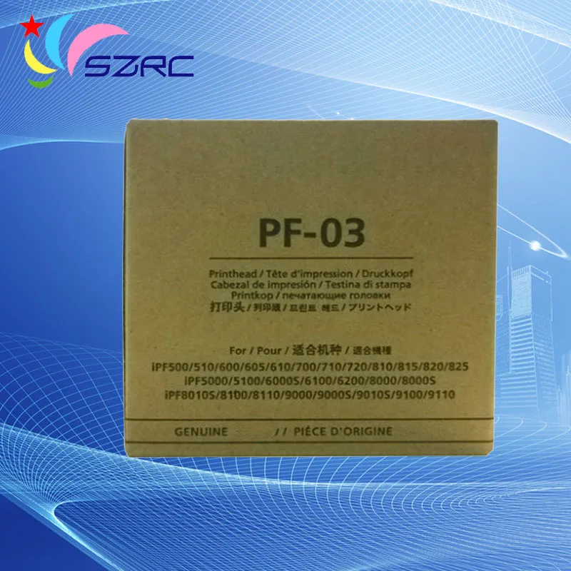 Original Refurbished PF-03 Printhead For Canon iPF500 510 600 610 720 810 825 5000 5100 6200 8000 8010 8100 9000 9100 Print Head