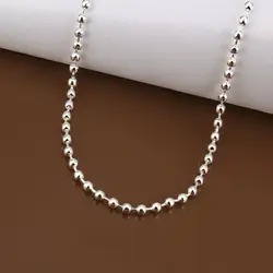 Kj-lknspcc002, rd 2.0 мм металлический шар Роло цепь для женщин или мужчин Новое поступление модные Стиль в 16 дюймов, 18 дюймов или 20 дюймов ожерелье