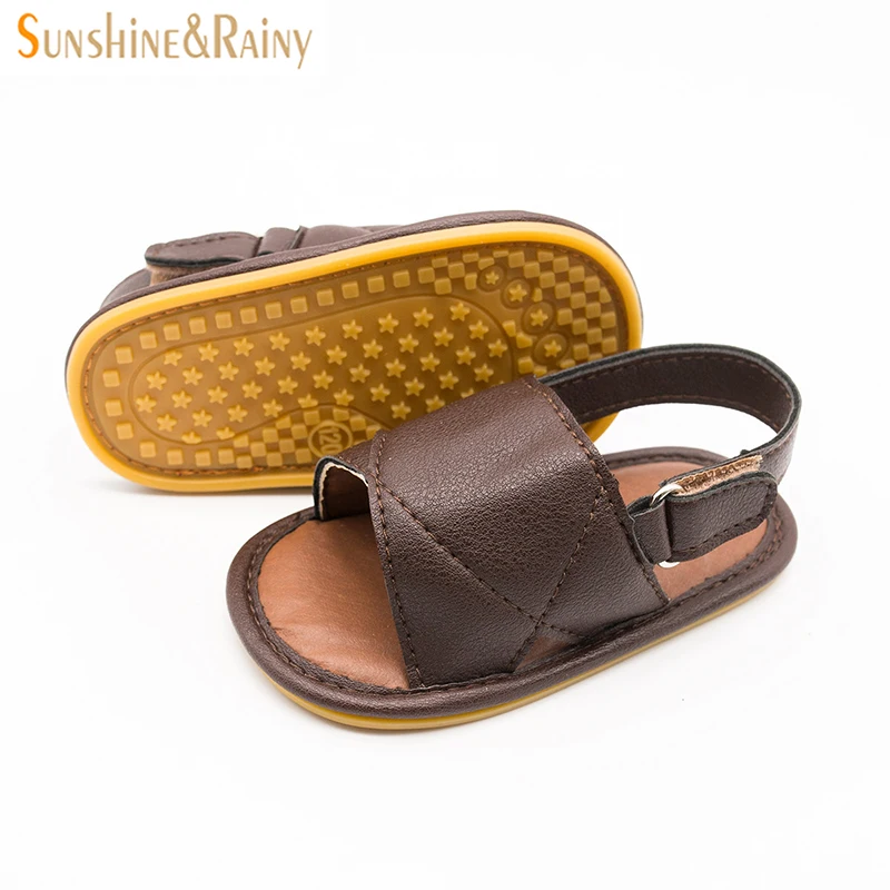 Newborn Girls Sandals PU Soft Footwear For Children Toddler First